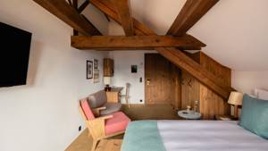 Superior attic room with Jungfrau view