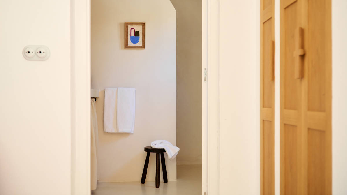 Salle de bain de la chambre Family Deluxe à l'Hotel Petunia Ibiza