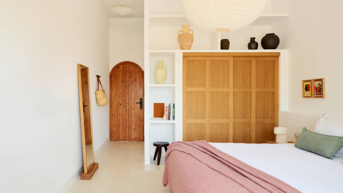 Décoration de la suite avec vue sur la mer à l'Hotel Petunia Ibiza