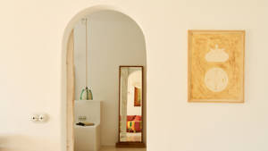 écoration du salon de la Suite Petunia à l'Hotel Petunia Ibiza