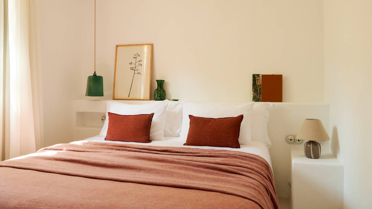 Chambre double de la Suite Familiale à l'Hotel Petunia Ibiza