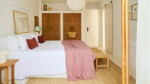 Chambre double de la Suite Petunia à l'Hotel Petunia Ibiza