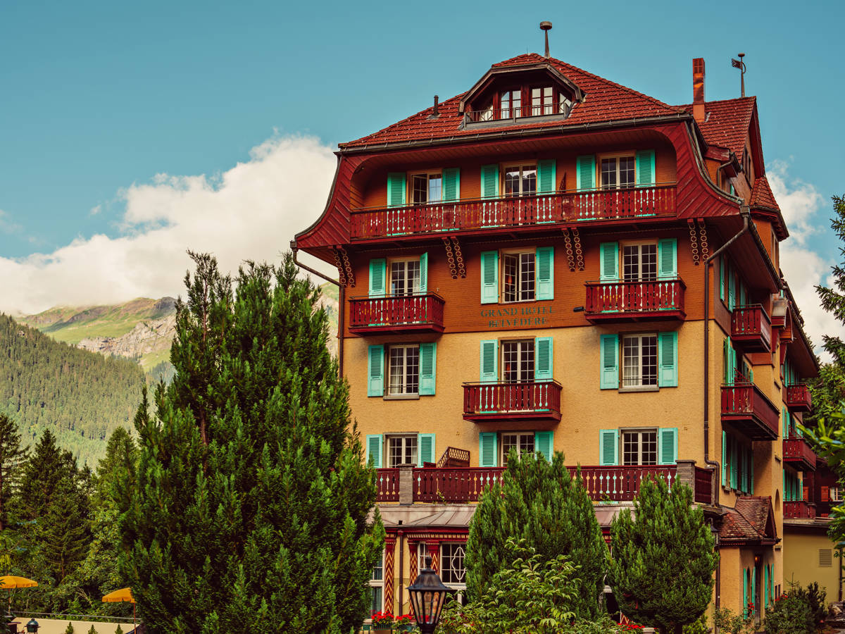 Grand Hotel Belvedere fassade