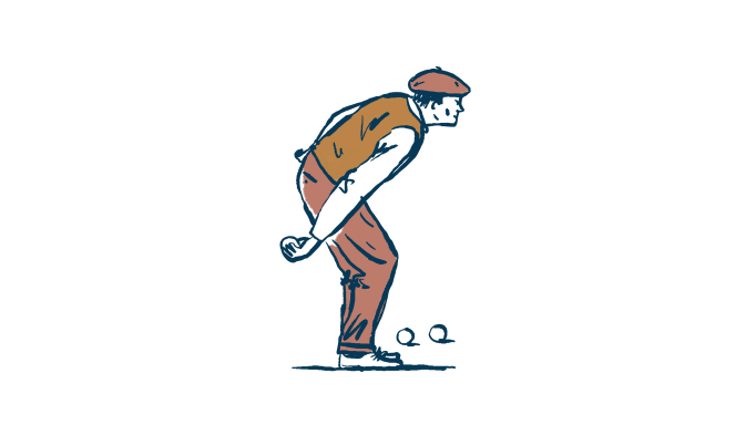 petanque game illustration