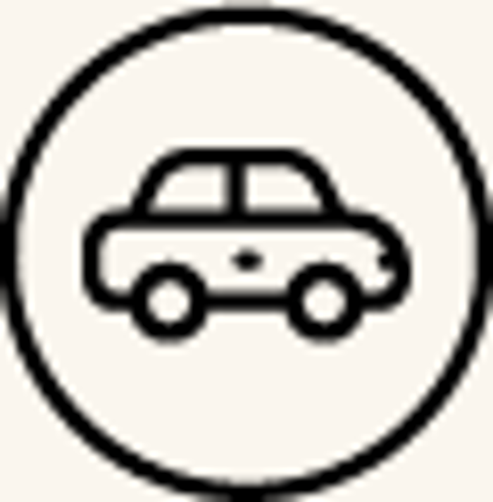 A "CAR" logo icon is elegantly displayed in black against a white surface.