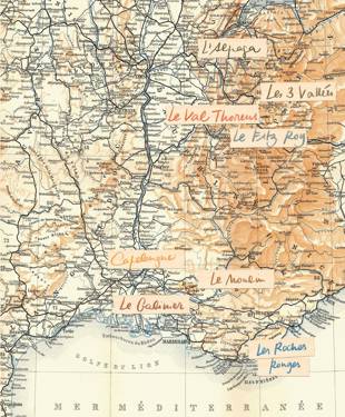 mapa hoteles Beaumier france