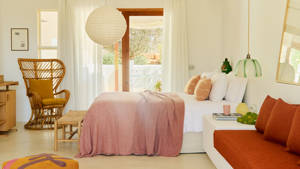 Suite Buganvillea avec vue sur le jardin à l'Hotel Petunia Ibiza